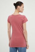 Бавовняна футболка G-Star Raw жіночий колір рожевий (3072796)