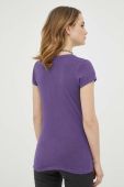 Бавовняна футболка G-Star Raw жіночий колір фіолетовий (3072786)
