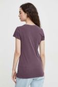 Бавовняна футболка G-Star Raw жіночий колір фіолетовий (3656617)