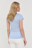 Футболка Guess жіночий колір блакитний (2421261)