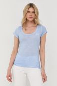 Футболка Guess жіночий колір блакитний (2421261)