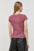 Футболка Guess жіночий колір бордовий (2421276)