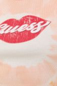 Бавовняний топ Guess колір помаранчевий (2411447)