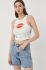 Бавовняний топ Guess колір барвистий (2411442)