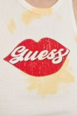 Бавовняний топ Guess колір барвистий (2411442)