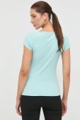 Футболка Guess жіночий колір бірюзовий
