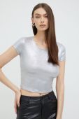 Футболка Guess жіночий колір срібний
