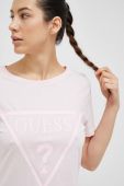 Бавовняна футболка Guess колір рожевий (3002143)