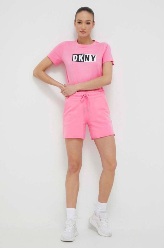 Футболка Dkny жіночий колір фіолетовий (3060913) фото 2