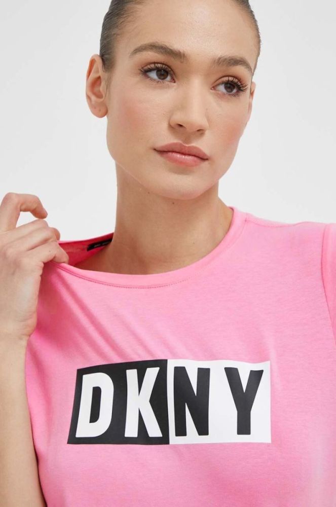Футболка Dkny жіночий колір фіолетовий (3060913) фото 4