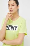 Футболка Dkny жіночий колір зелений (2772489)