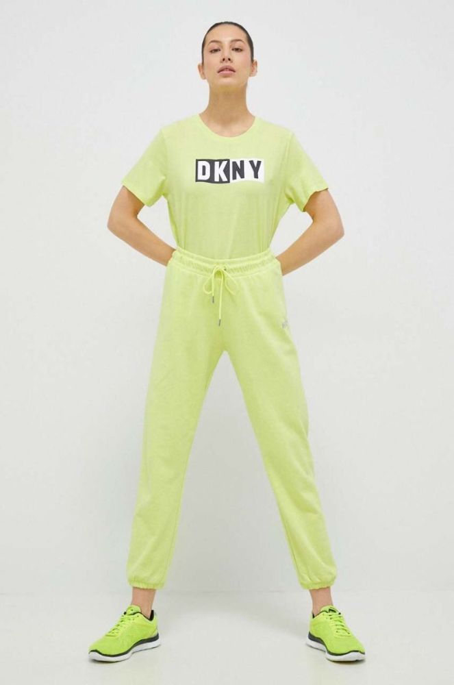 Футболка Dkny жіночий колір зелений (2772489) фото 2
