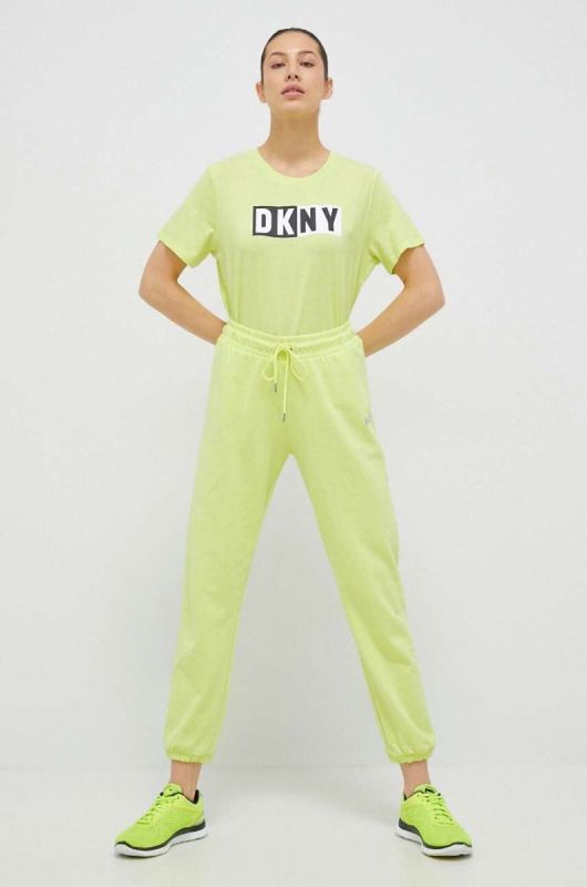 Футболка Dkny жіночий колір зелений (2772489) фото 2