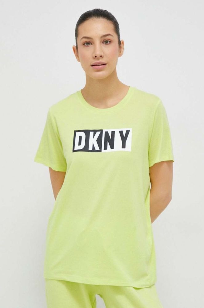 Футболка Dkny жіночий колір зелений (2772489) фото 4