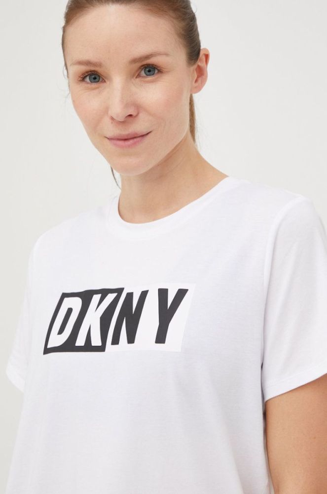 Футболка Dkny жіночий колір білий (2772482) фото 3