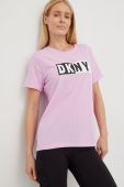 Футболка Dkny жіночий колір фіолетовий (2772467)