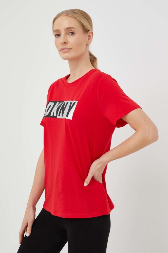 Футболка Dkny жіночий колір рожевий (2772465)