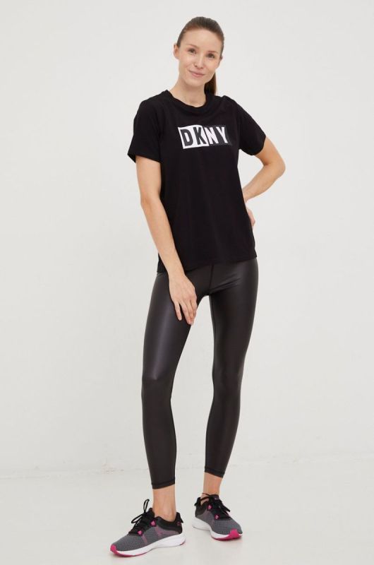 Футболка Dkny жіночий колір чорний (2772485) фото 2