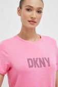 Футболка Dkny жіночий колір рожевий (3183196)