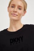 Бавовняна футболка Dkny колір чорний (2772518)
