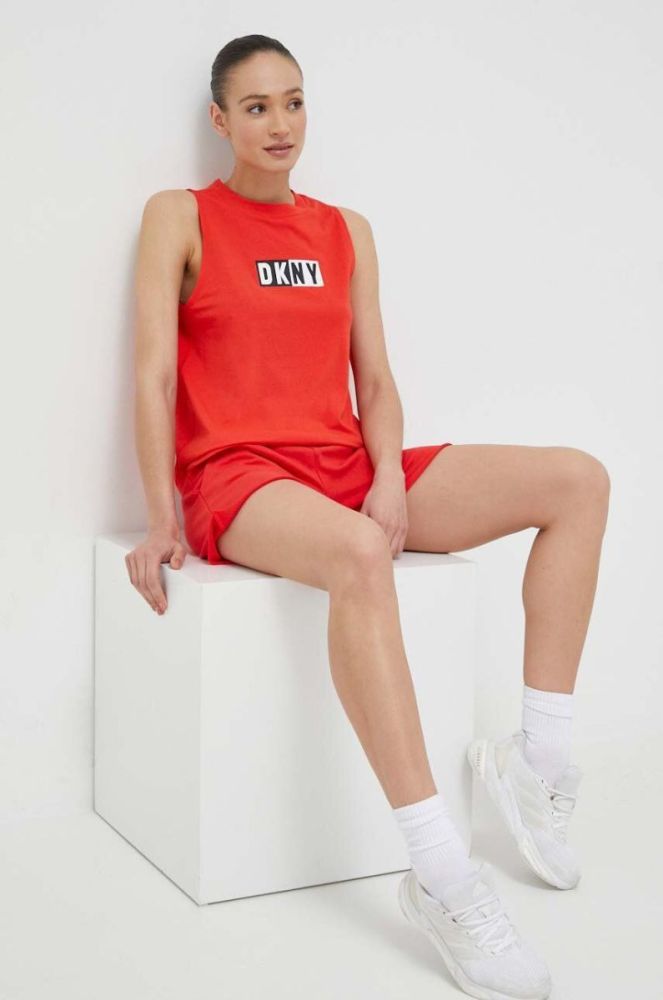 Топ Dkny жіночий колір червоний фото 2
