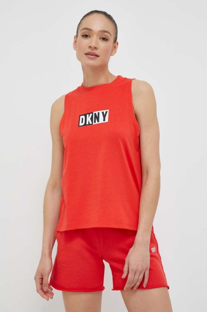 Топ Dkny жіночий колір червоний фото 4