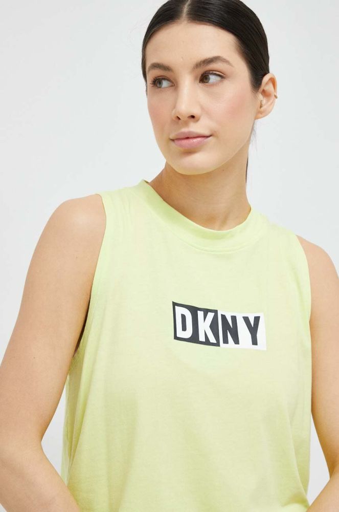 Топ Dkny жіночий колір зелений (2776195)