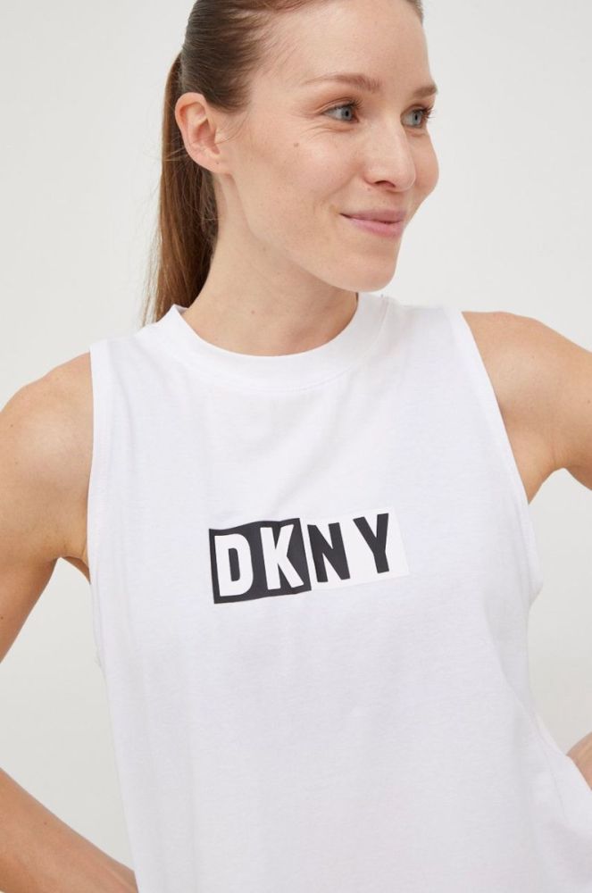 Топ Dkny жіночий колір білий (2776184) фото 4