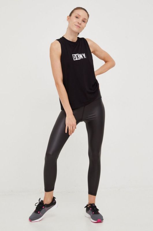Топ Dkny жіночий колір чорний (2776189) фото 2