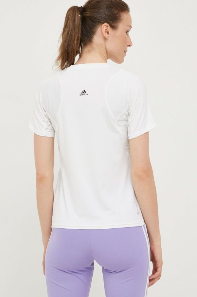 Бігова футболка adidas Performance Run For The Ocean колір білий (2471915) фото 3
