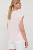 Бавовняна футболка BOSS колір рожевий (2440411)