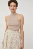 Топ Gestuz жіночий колір бежевий оголена спина