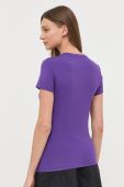 Футболка Patrizia Pepe жіноча колір фіолетовий (3121600)