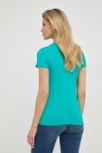 Футболка Patrizia Pepe жіноча колір зелений