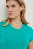 Футболка Patrizia Pepe жіноча колір зелений