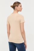 Футболка Patrizia Pepe жіноча колір бежевий (2485305)