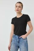 Футболка Patrizia Pepe жіноча колір чорний (2861944)