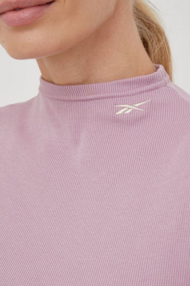 Футболка Reebok Classic жіночий колір рожевий (2644917) фото 5