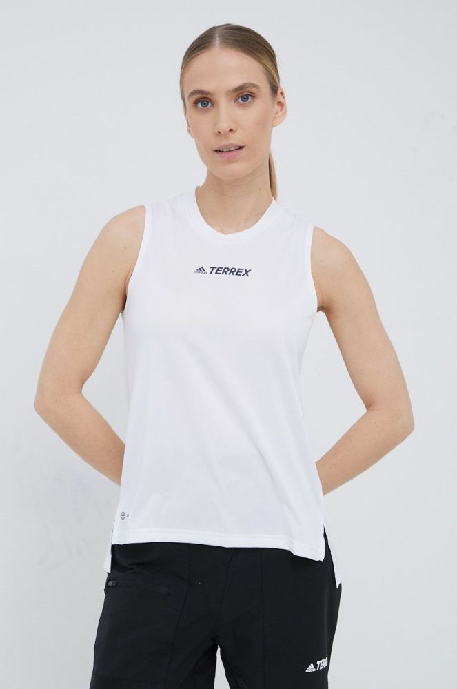 Спортивний топ adidas TERREX Multi жіночий колір білий