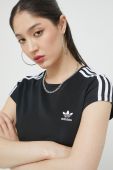 Футболка adidas Originals жіноча колір чорний HM4710-BLACK