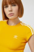 Футболка adidas Originals жіночий колір жовтий