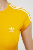 Футболка adidas Originals жіночий колір жовтий