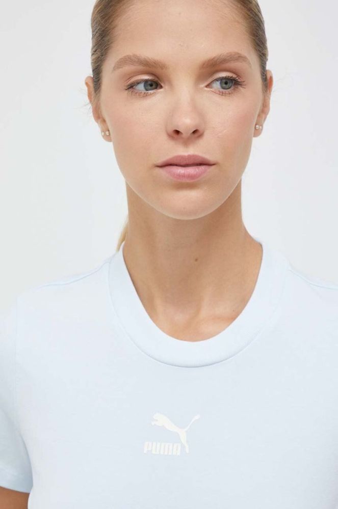 Футболка Puma жіноча колір блакитний (3448861) фото 4