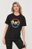 Бавовняна футболка MICHAEL Michael Kors колір чорний (2431726)