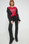 Бавовняна футболка Love Moschino колір червоний (2520691)