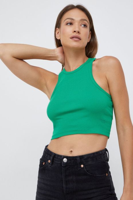 Топ Pepe Jeans жіночий колір зелений (2484407)