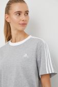 Бавовняна футболка adidas колір сірий (2605023)