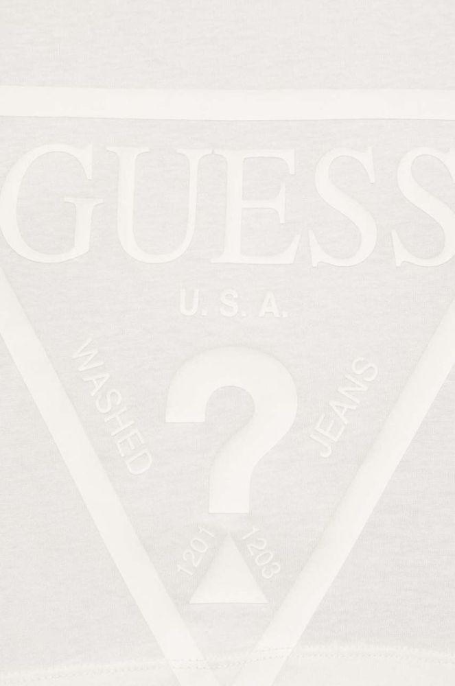 Бавовняна футболка Guess колір бежевий (2850432) фото 5