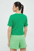 Бавовняна футболка Guess колір зелений (2850430)