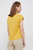 Бавовняна футболка Pepe Jeans колір жовтий